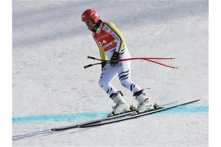 Stürzte bei der Abfahrt in Garmisch-Partenkirchen: Josef Ferstl. Foto: Angelika Warmuth/dpa