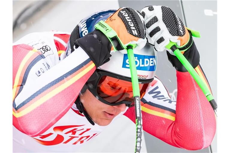 Stürzte beim Super-G in Hinterstoder: Thomas Dreßen. Foto: Expa/Johann Groder/APA/dpa