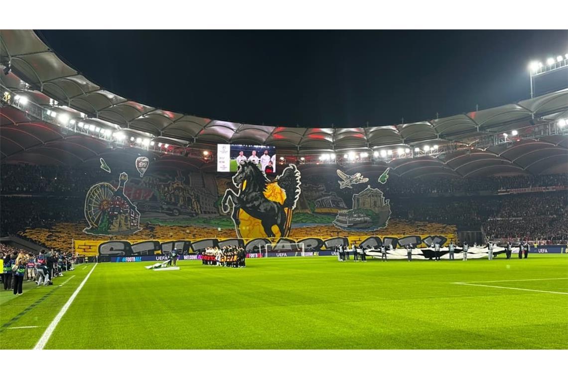 STUTTGART CITY - Choreo der VfB-Fans.