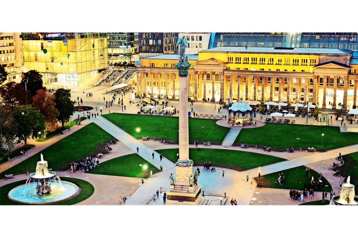 Stuttgart leuchtet – zumindest was die Digitalisierung angeht.
