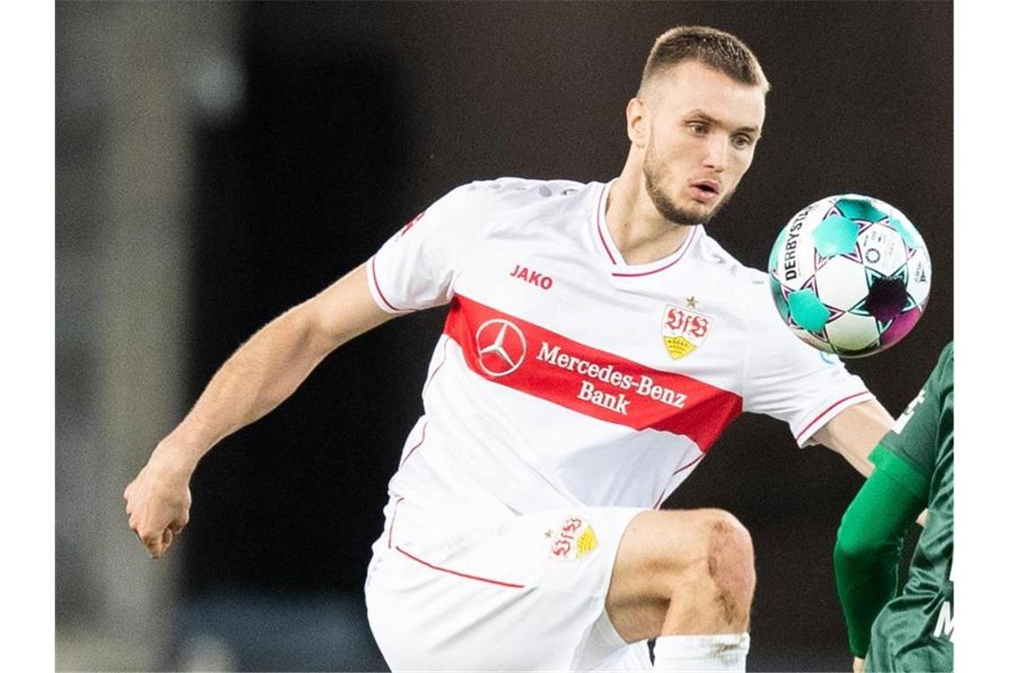 VfB mit Rückkehrer Kalajdzic zum Jahresauftakt in Fürth Stuttgarts Sasa Kalajdzic in Aktion. Foto: Tom Weller/dpa/Archivbild