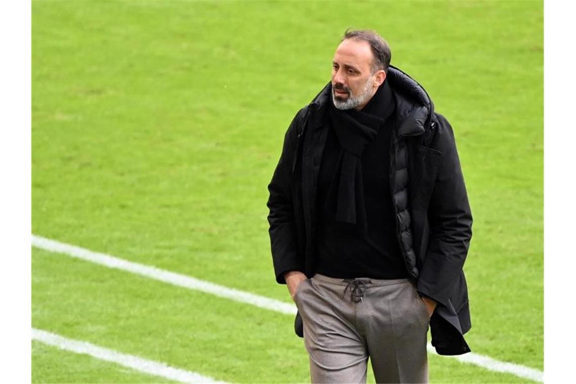 VfB Stuttgart gewinnt Testspiel gegen Würzburg mit 3:0 Stuttgarts Trainer Pellegrino Matarazzo. Foto: Matthias Balk/dpa POOL/dpa
