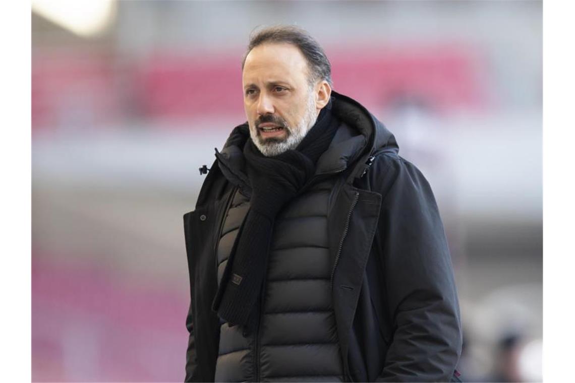 Stuttgarts Trainer Pellegrino Matarazzo. Foto: Tom Weller/dpa/Archiv