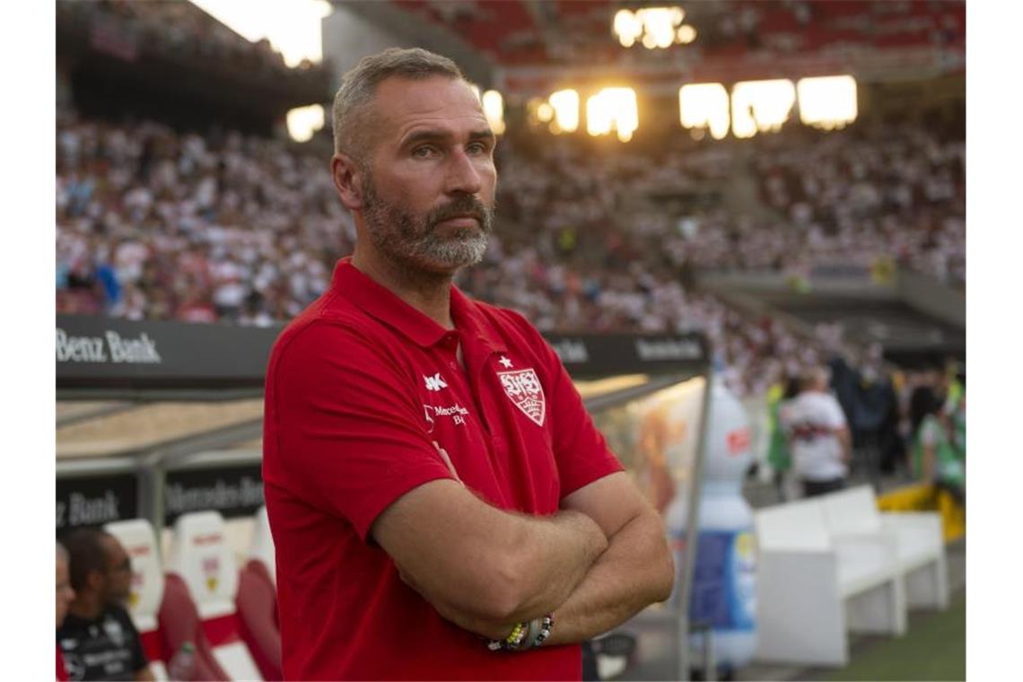 VfB Stuttgart peilt zweiten Platz an: Sieg gegen Bochum Ziel Stuttgarts Trainer Tim Walter. Foto: Daniel Maurer/Archivbild