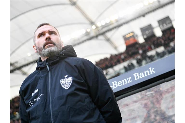 Stuttgarts Trainer Tim Walter. Foto: Tom Weller/dpa/Archivbild