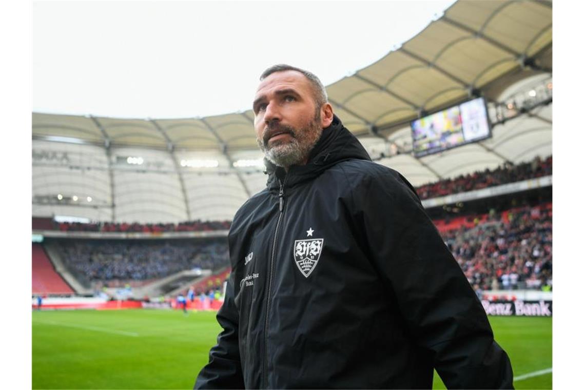 Stuttgarts Trainer Tim Walter. Foto: Tom Weller/dpa/Archivbild