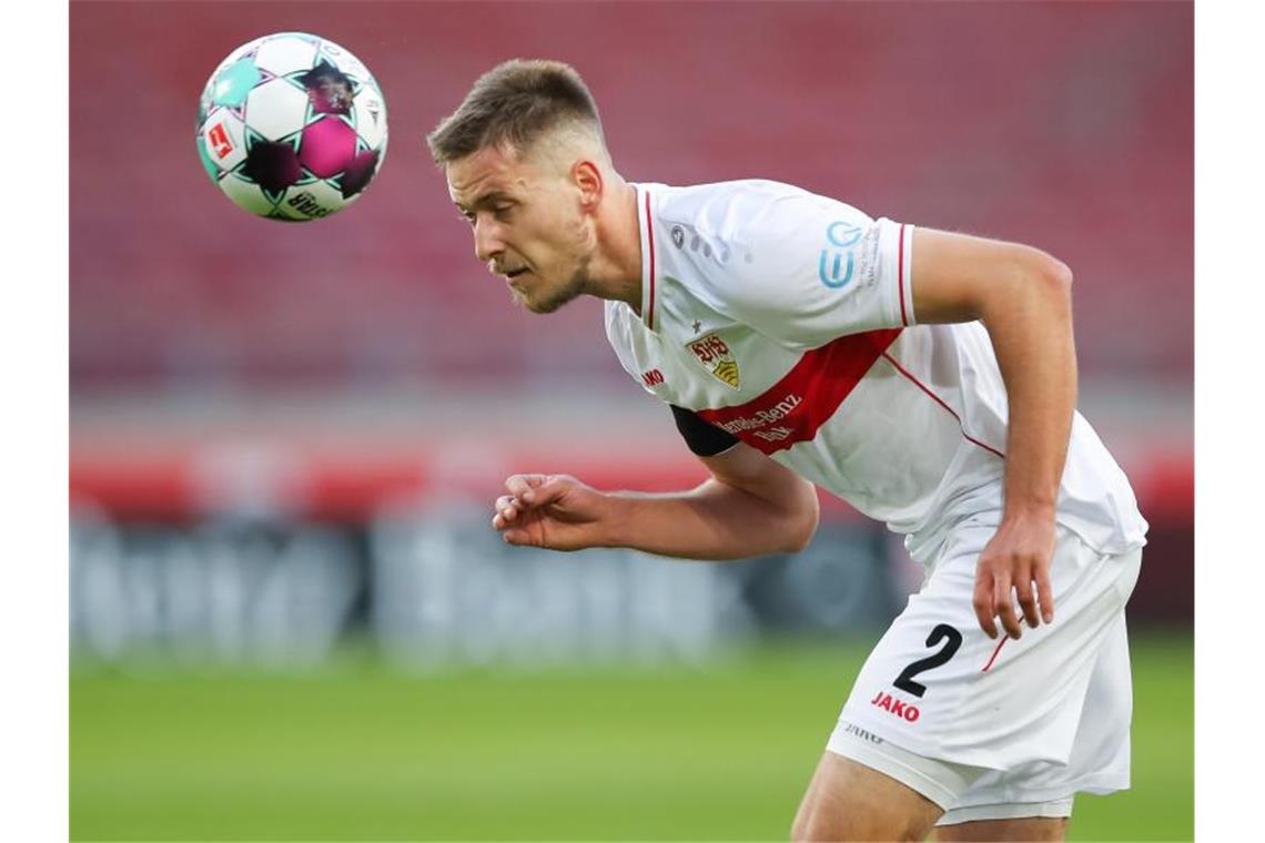 Einsatz von VfB-Abwehrchef Anton gegen Union Berlin fraglich Stuttgarts Waldemar Anton in Aktion. Foto: Tom Weller/dpa/Archivbild