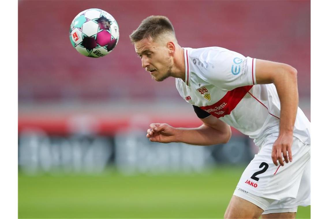 Union ohne Gentner beim VfB: Stuttgarter mit Anton Stuttgarts Waldemar Anton in Aktion. Foto: Tom Weller/dpa/Archivbild