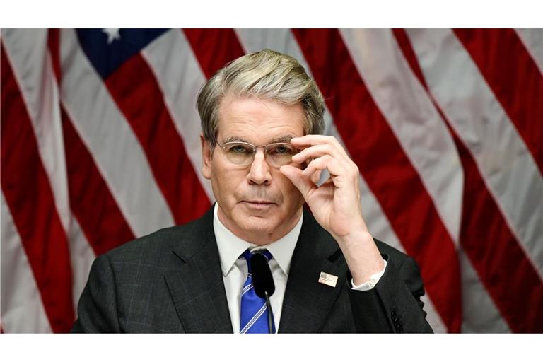 Sucht Kandidaten für den Fed-Chefposten: US-Finanzminister Bessent. (Archivbild)