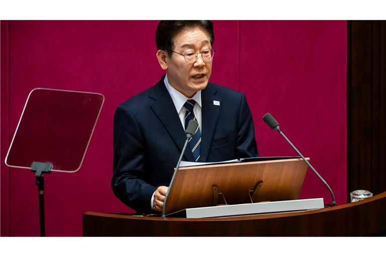 Südkoreas Präsident Lee Jae Myung steht seit Beginn des Iran-Kriegs vor großen Herausforderungen. Die ostasiatische Volkswirtschaft ist stark von Energielieferungen aus Nahost abhängig. (Archivbild)