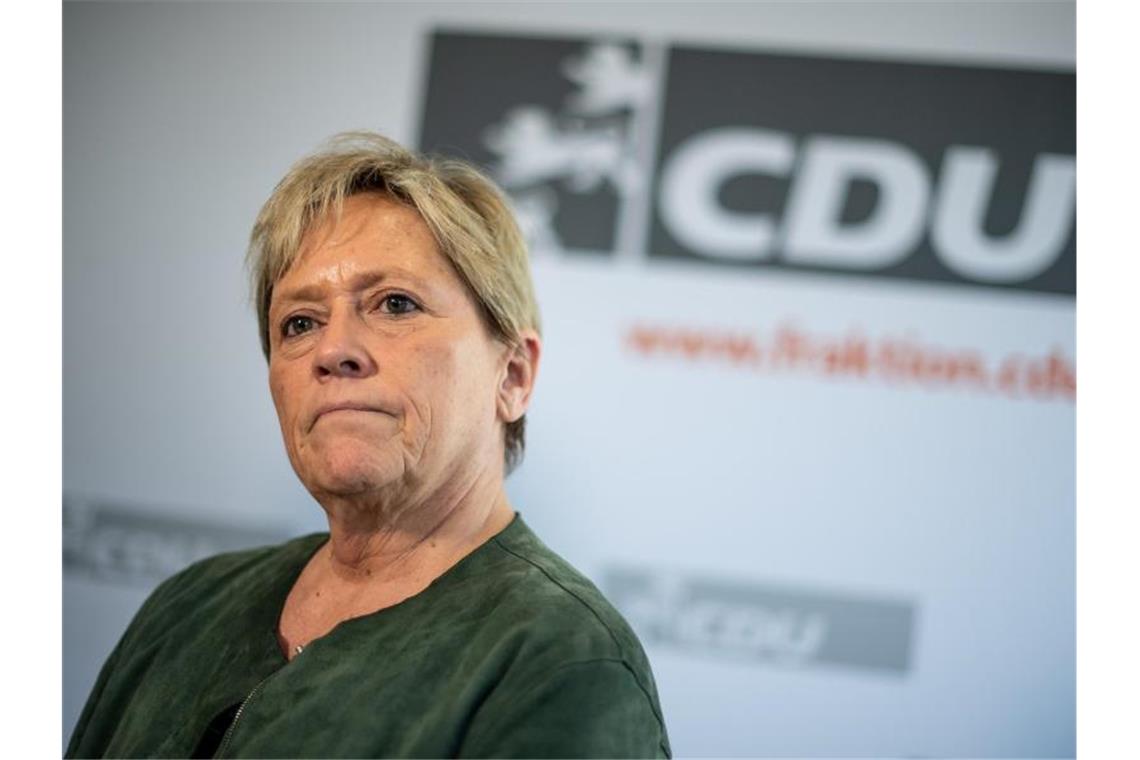 Zeitung: Eisenmann will Hermann Landtagsmandat abjagen Susanne Eisenmann (CDU), Kultusministerin von Baden-Württemberg. Foto: Fabian Sommer/Archivbild