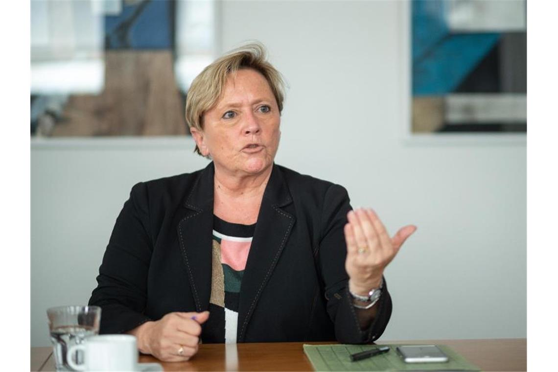 Susanne Eisenmann (CDU), Kultusministerin von Baden-Württemberg. Foto: Sebastian Gollnow/dpa