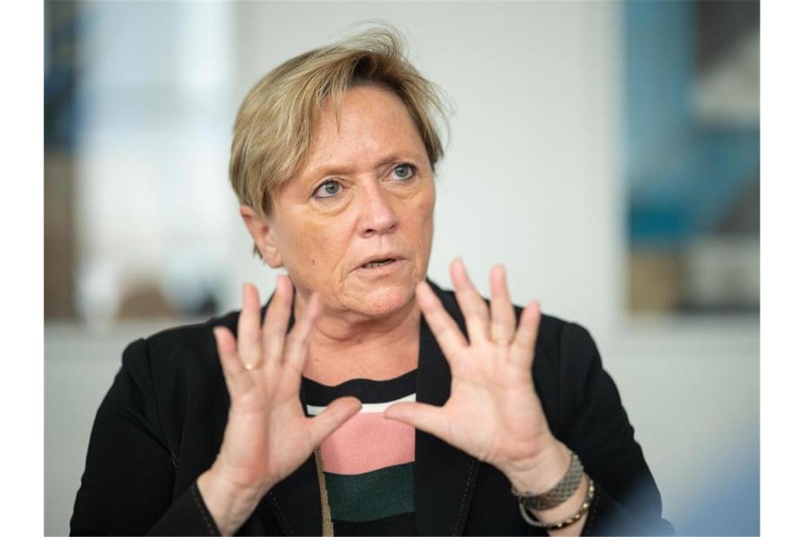 Susanne Eisenmann (CDU), Ministerin für Kultus, Jugend und Sport von Baden-Württemberg. Foto: Sebastian Gollnow/dpa/Archivbild