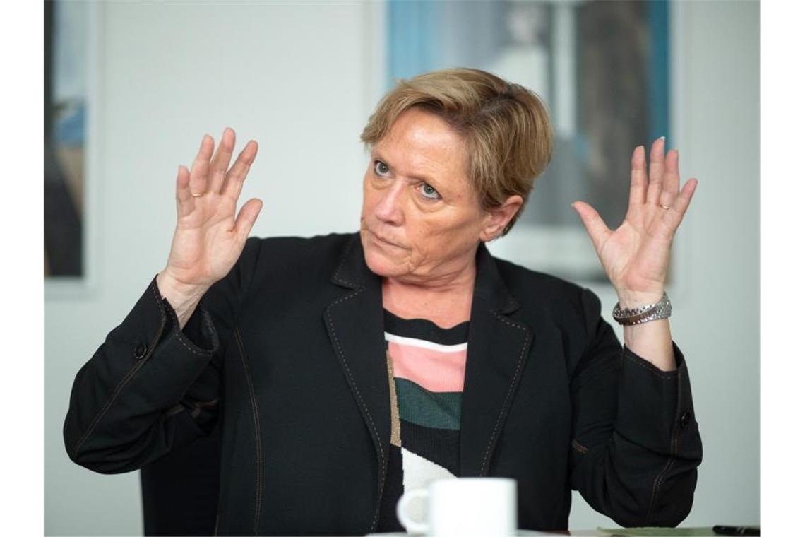 Susanne Eisenmann (CDU), Ministerin für Kultus, Jugend und Sport von Baden-Württemberg. Foto: Sebastian Gollnow/dpa/Archiv
