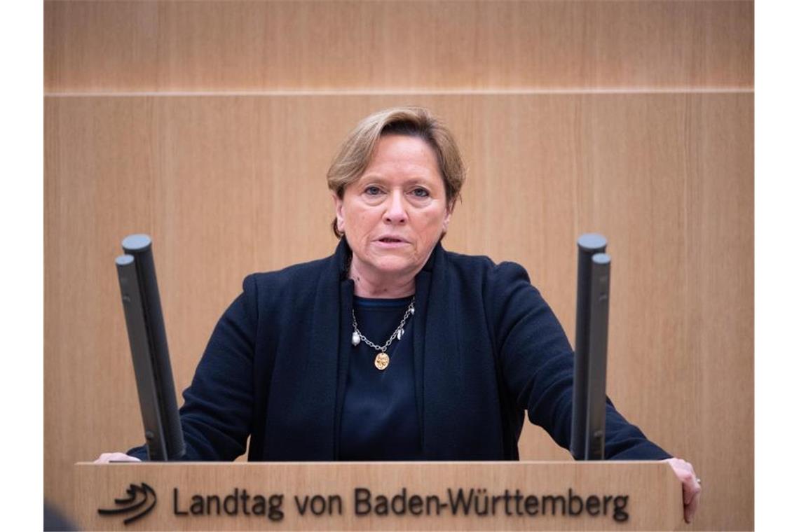 Susanne Eisenmann (CDU), Ministerin für Kultus, Jugend und Sport von Baden-Württemberg. Foto: Sebastian Gollnow/dpa/Archivbild
