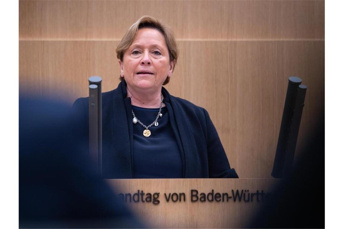 Politikerin Eisenmann: Einheitliches Vorgehen bei Europacup Susanne Eisenmann (CDU), Ministerin für Kultus, Jugend und Sport von Baden-Württemberg. Foto: Sebastian Gollnow/dpa/Archivbild