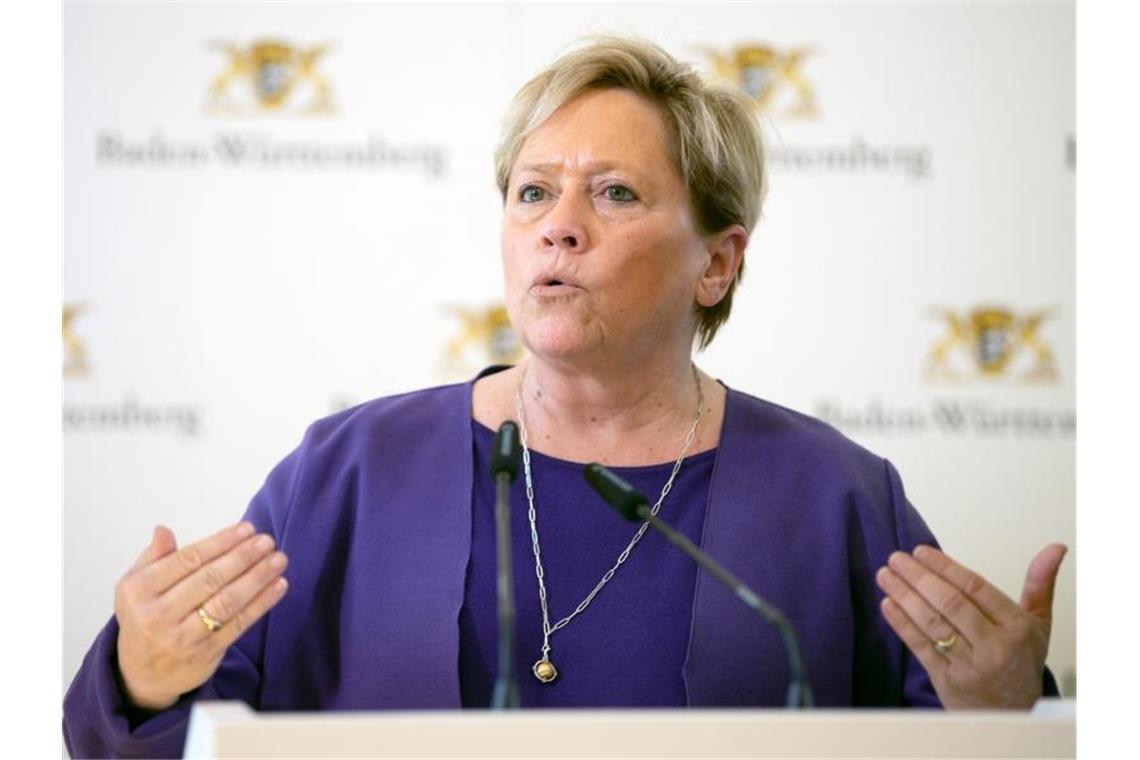 Eisenmann gegen Verschiebung der Sommerferien wegen Corona Susanne Eisenmann (CDU), Ministerin für Kultus, Jugend und Sport von Baden-Württemberg. Foto: Sebastian Gollnow/dpa/Archivbild
