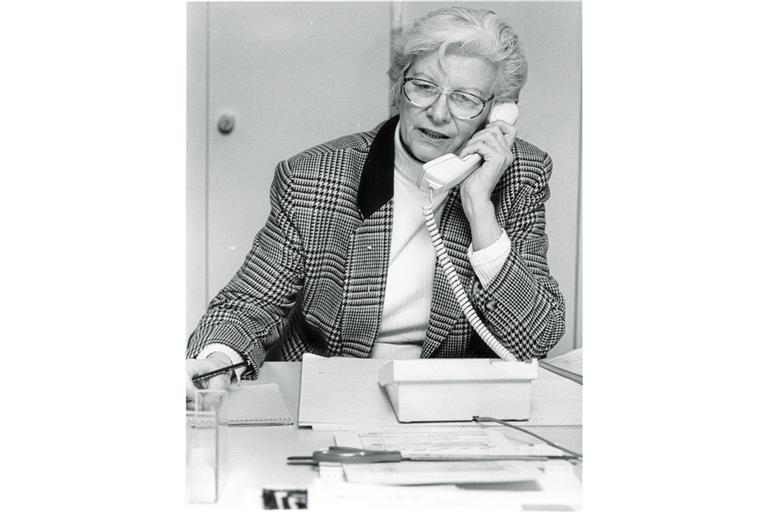 Susanne Zomotor leitete von 1987 bis 1998 im Gesundheitsamt Waiblingen den Bereich Kinder- und Jugendmedizin.Foto: M. Melchert