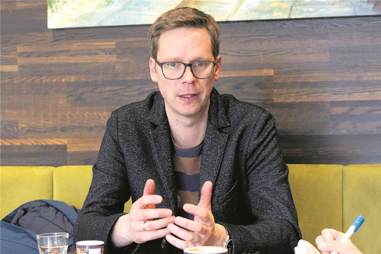 Sven Gerhardt schreibt Bücher, die Kinder zum Lesen animieren sollen. Foto: J. Fiedler