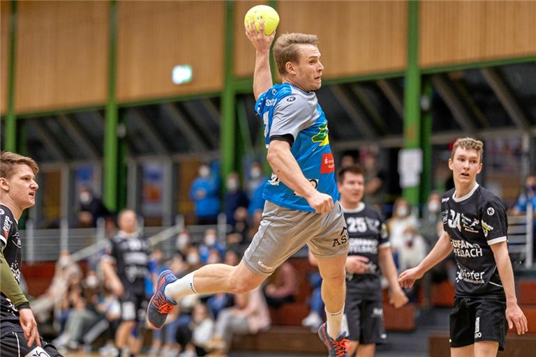 Sven Ilse hat mit den Weissachern Handballern eine solide Saison gespielt. Foto: Alexander Becher