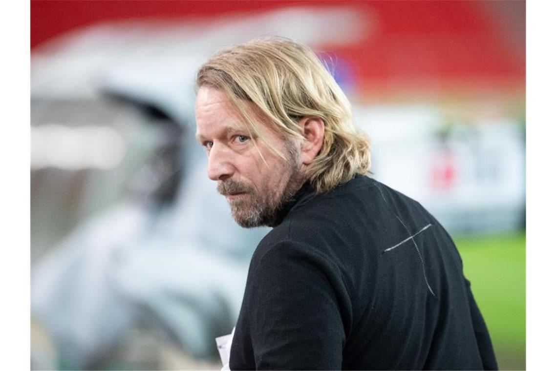 Mislintats ausdrückliches Lob für VfB-Investor Daimler Sven Mislintat, Sportdirektor des VfB Stuttgart. Foto: Sebastian Gollnow/dpa/Archivbild