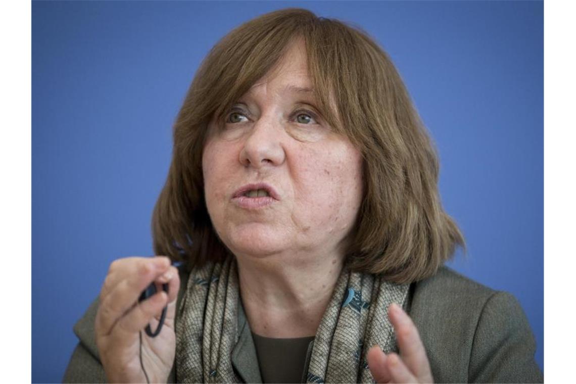 Nobelpreisträgerin warnt in Belarus vor Blutvergießen