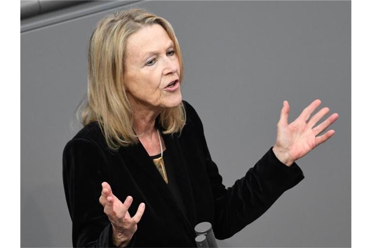 Sylvia Kotting-Uhl (Bündnis 90/Die Grünen), spricht im Bundestag. Foto: Britta Pedersen/Archiv