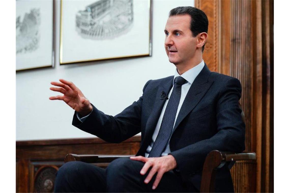 Syriens Machthaber Baschar al-Assad. Foto: SANA/dpa/Archiv