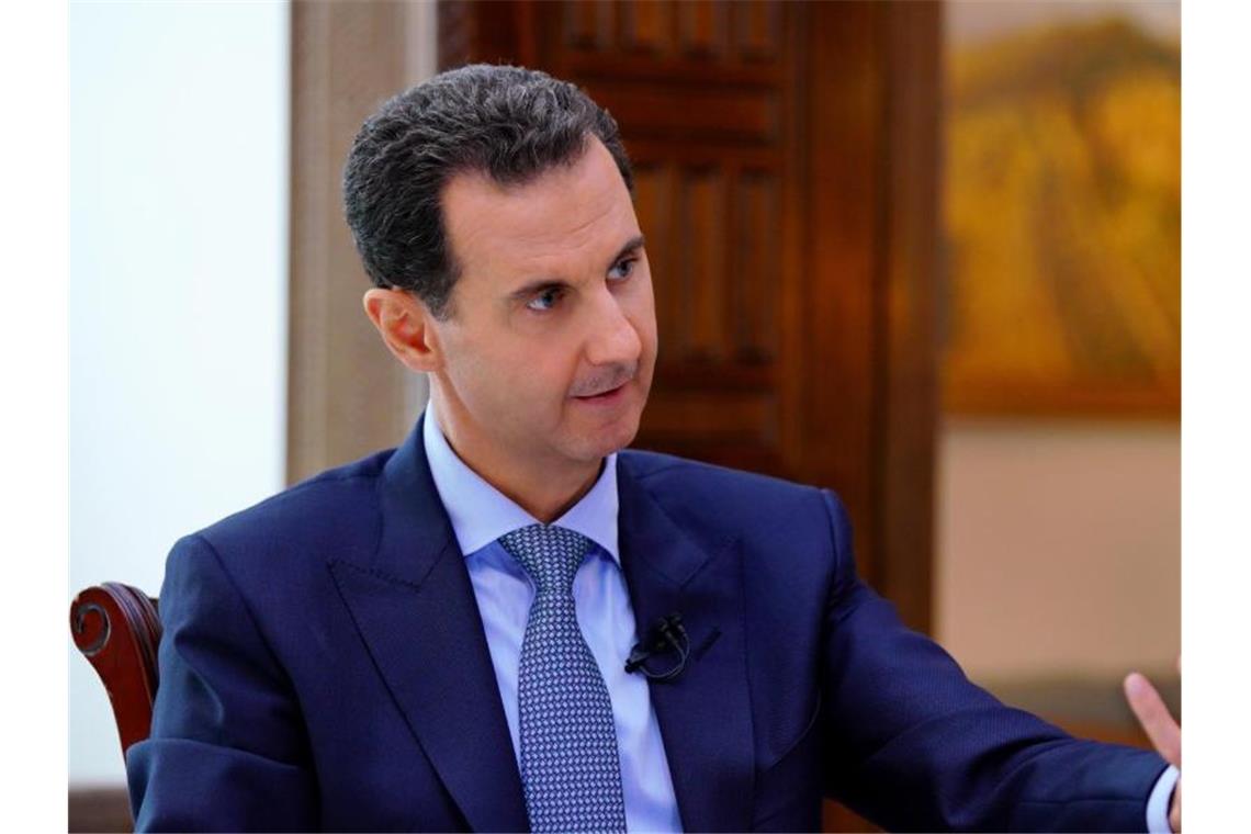 Syriens Präsident Baschar al-Assad hat Corona