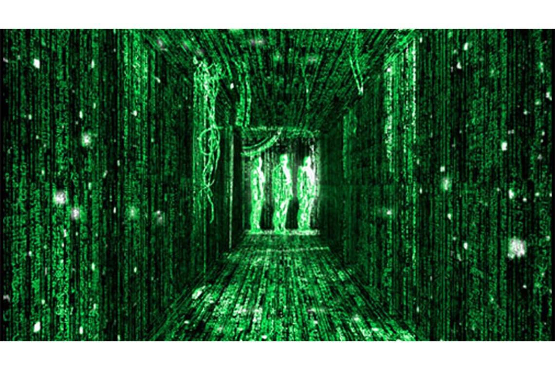 Szene aus dem Science-Fiction-Film „The Matrix“ aus dem Jahr 1999.