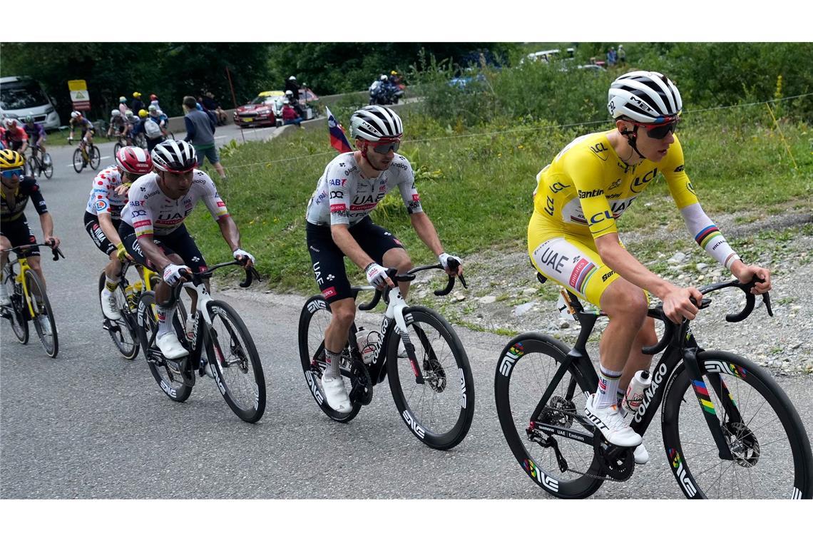 Mit Biss in den Alpen: Lipowitz verteidigt dritten Platz Tadej Pogacar hat seinen vierten Tour-Triumph vor Augen.