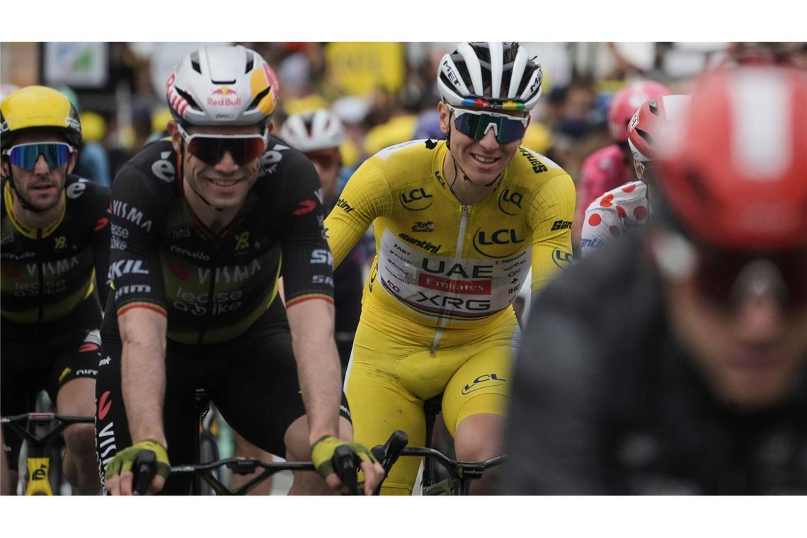 Tadej Pogacar hat seinen vierten Triumph bei der Tour de France so gut wie sicher.