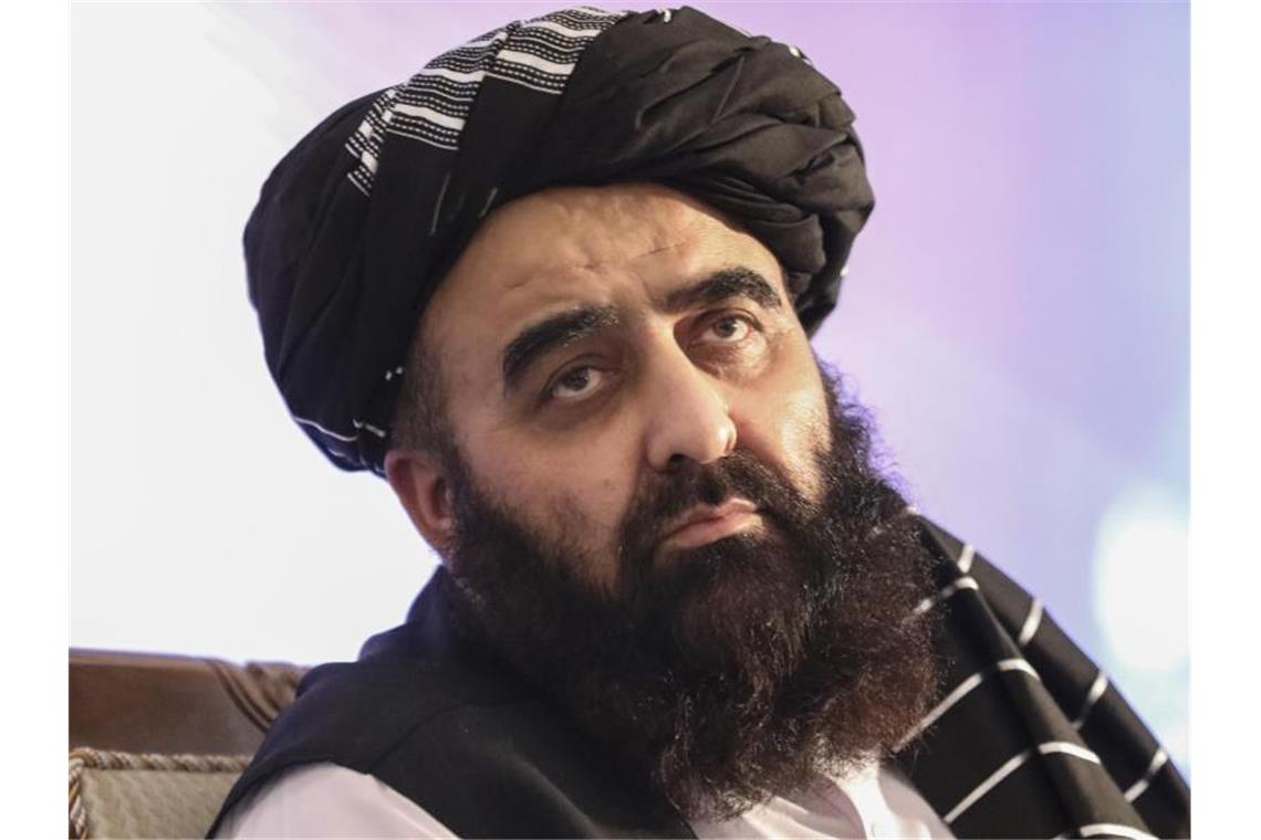 Taliban wollen UN-Auftritt - Maas gegen „Showeinlagen“ Taliban-Außenminister Amir Chan Motaki will bei der laufenden 76. Generaldebatte der UN-Vollversammlung sprechen. Foto: Muhammad Farooq/AP/dpa