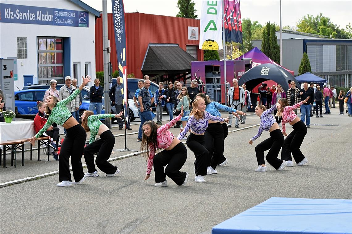 Tanzgruppe Heartbeats der SG Sonnenhof Großaspach Turn und Sport aus Aspach.