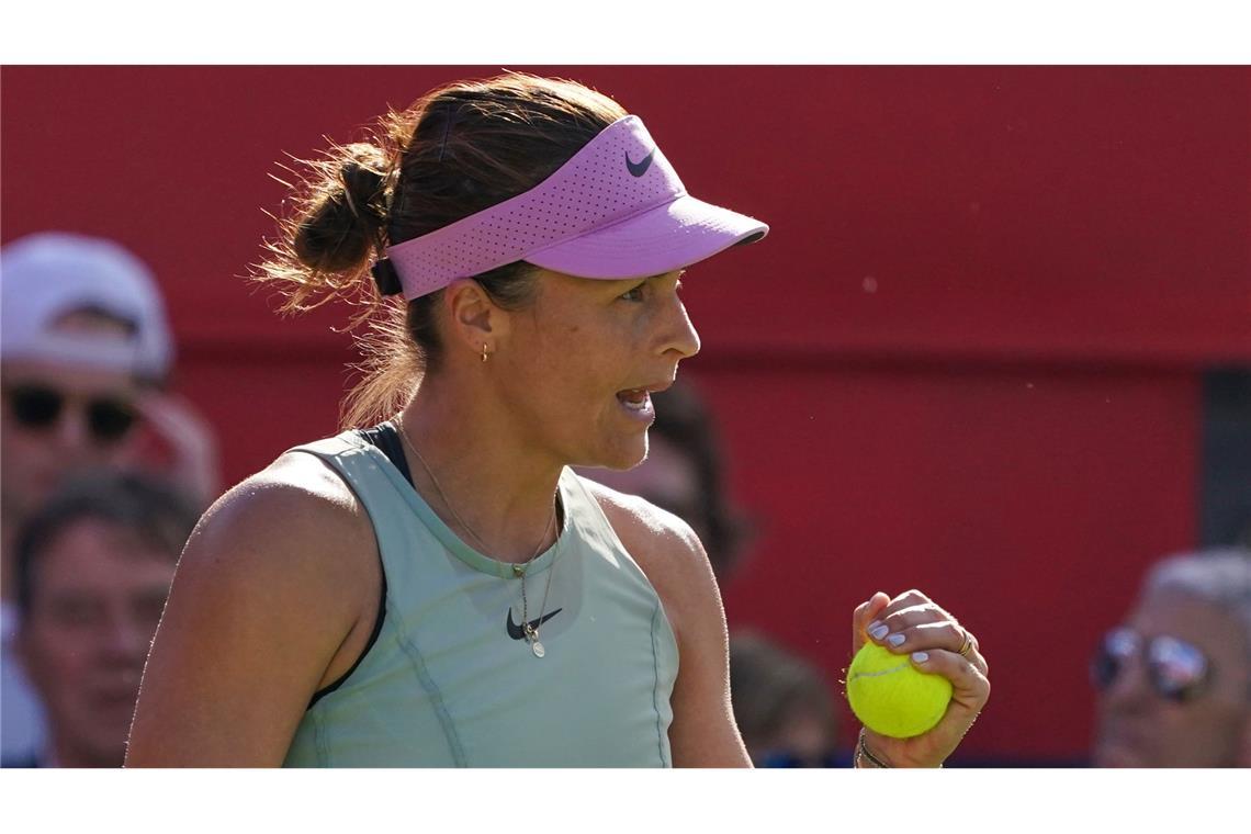 Tatjana Maria hat ihr Auftaktspiel in London gewonnen.