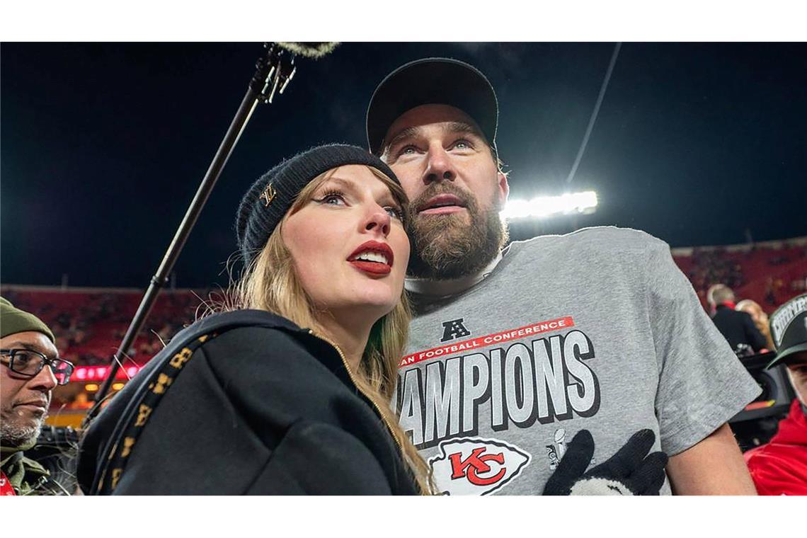 Taylor Swift spricht im Podcast ihres Freundes Travis Kelce. (Archivfoto)