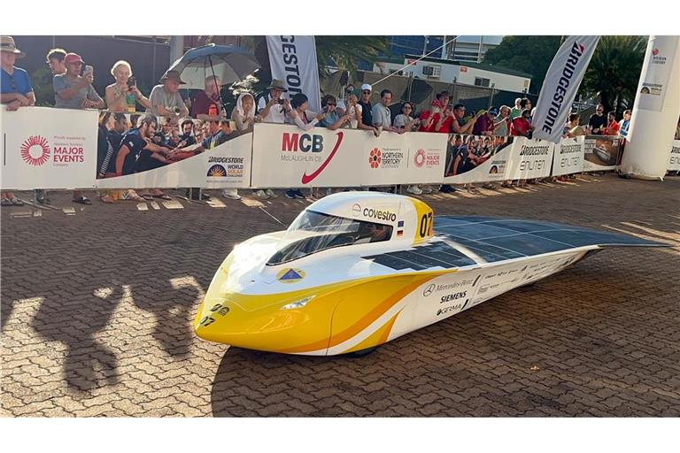 Team Sonnenwagen Aachen startete beim World Solar Challenge in der Pole Position.