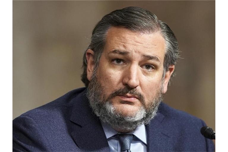 Ted Cruz, republikanischer Senator des US-Bundesstaats Texas. Das von ihm mit angestoßene Gesetzesvorhaben für schärfere Sanktionen wegen der deutsch-russischen Gaspipeline Nord Stream 2 ist gescheitert. Foto: Greg Nash/Pool The Hill/AP/dpa
