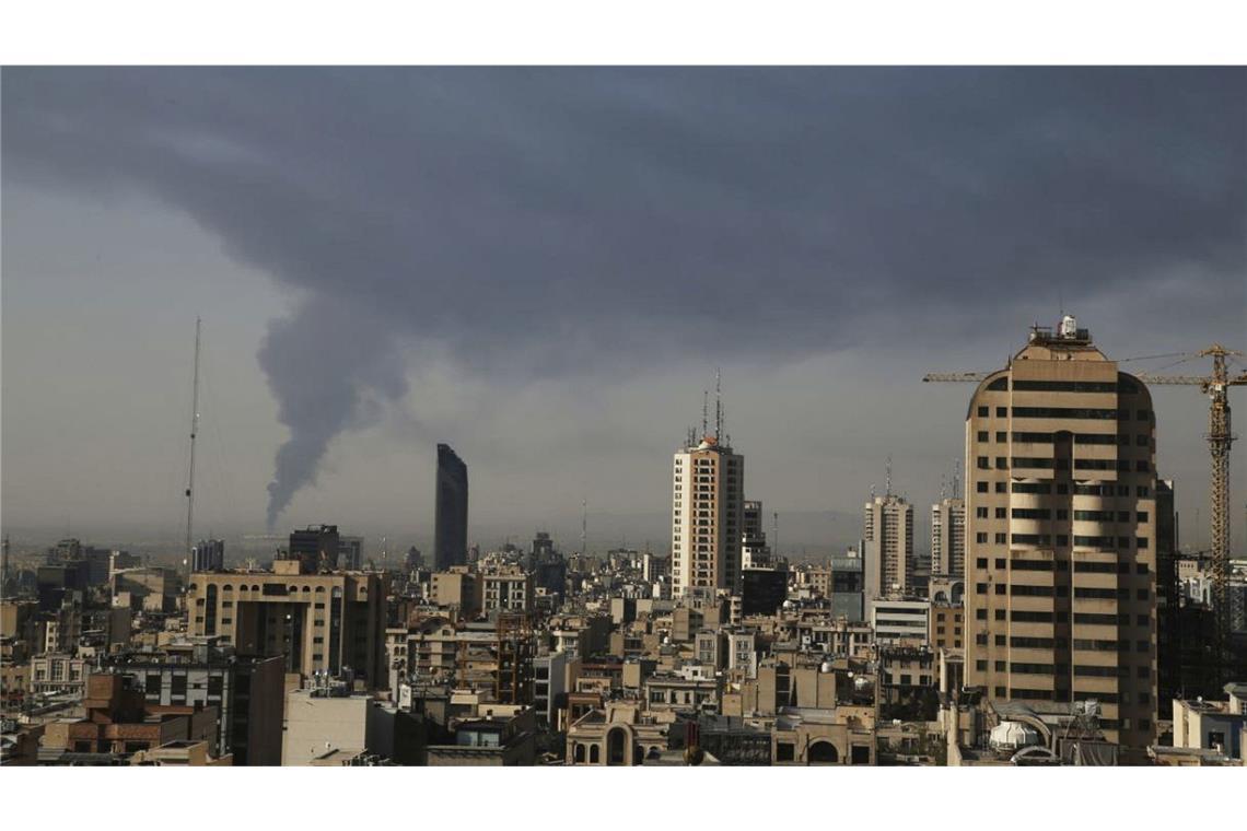 Immer mehr Einwohner kehren nach Teheran zurück Teheran nach israelischen Angriffen am 15. Juni.