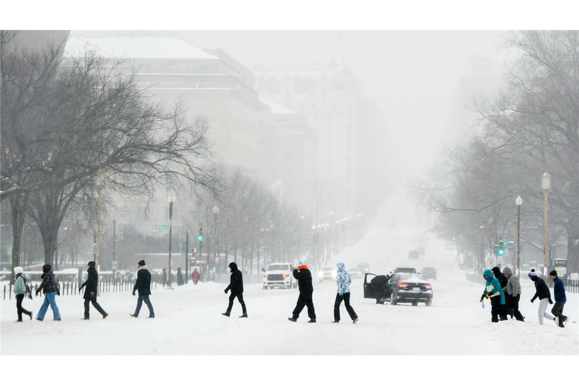 Teile der USA wurden im Januar von Schneestürmen heimgesucht - auf der Südhalbkugel des Planeten sah es jedoch ganz anders aus (Archivbild).