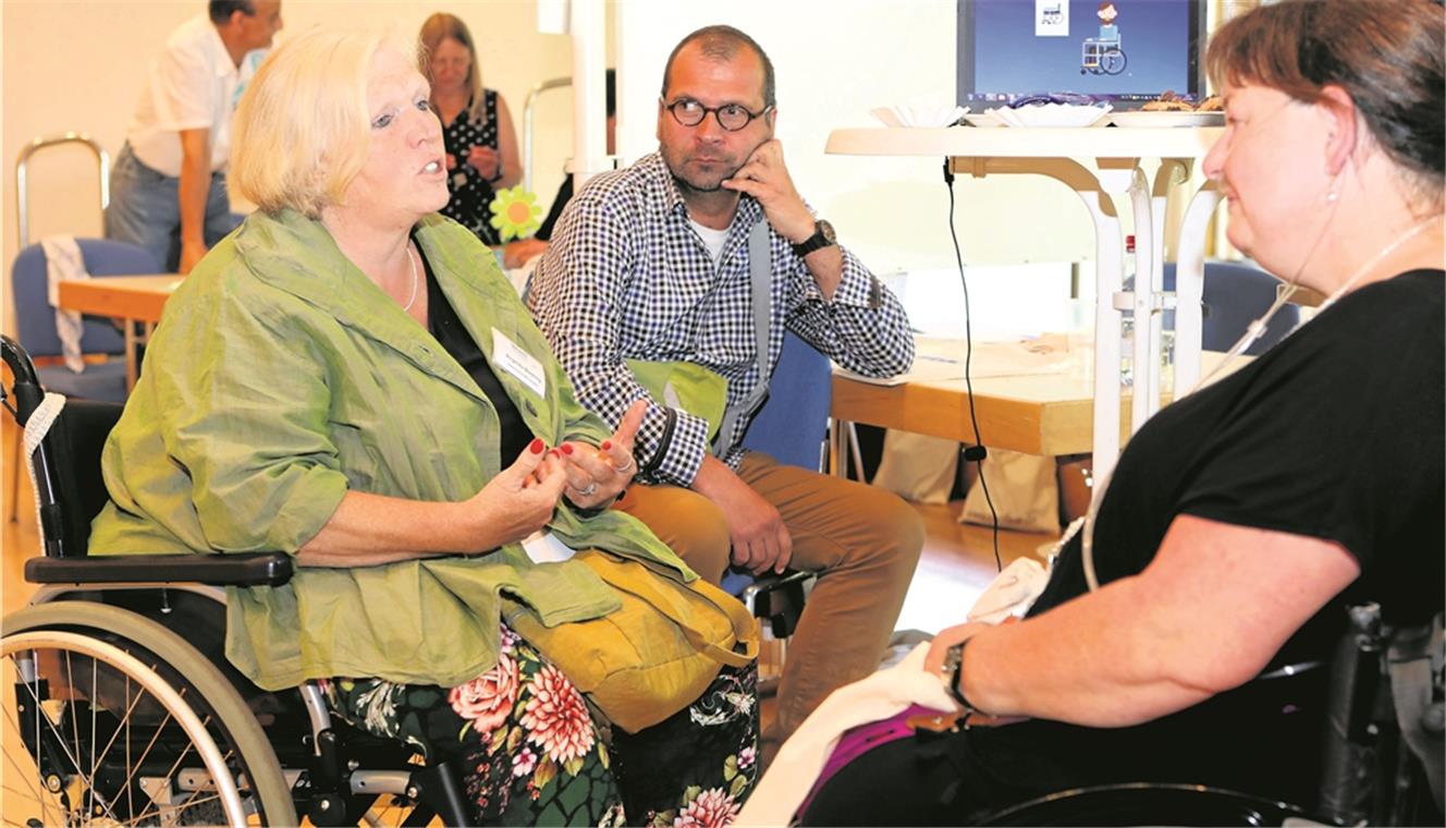 Klare Aufforderung: „Seien Sie mutig!“ Teilhabe am vollkommen normalen Leben: Wie die aussehen kann, darum geht es bei der Messe in Waiblingen. Foto: A. Palmizi