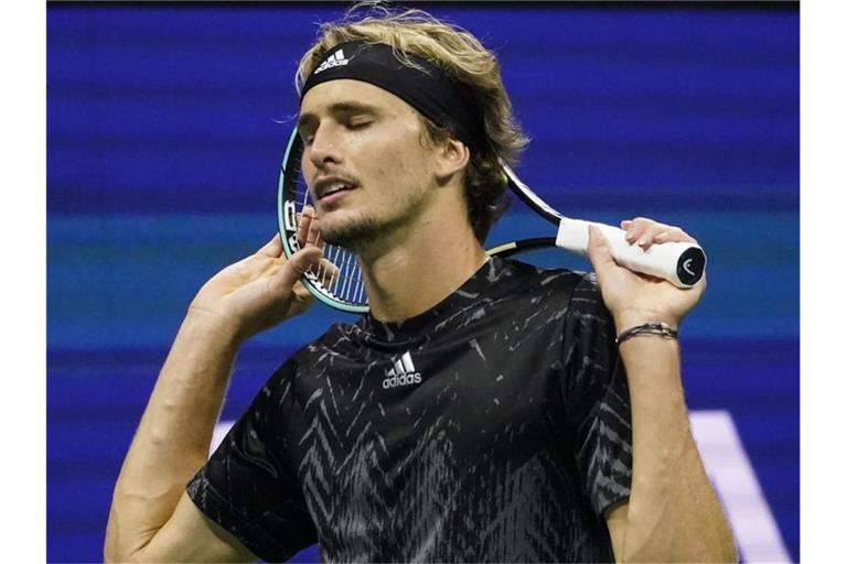 Tennis-Olympiasieger Alexander Zverev wartet noch auf seinen ersten Grand-Slam-Titel. Foto: Elise Amendola/AP/dpa