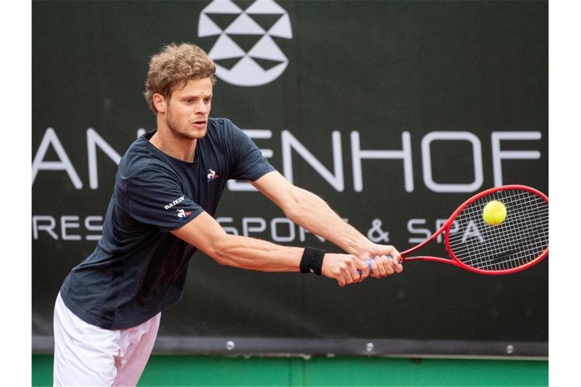 Tennisspieler Yannick Hanfmann. Foto: Matthias Balk/dpa/Archivbild