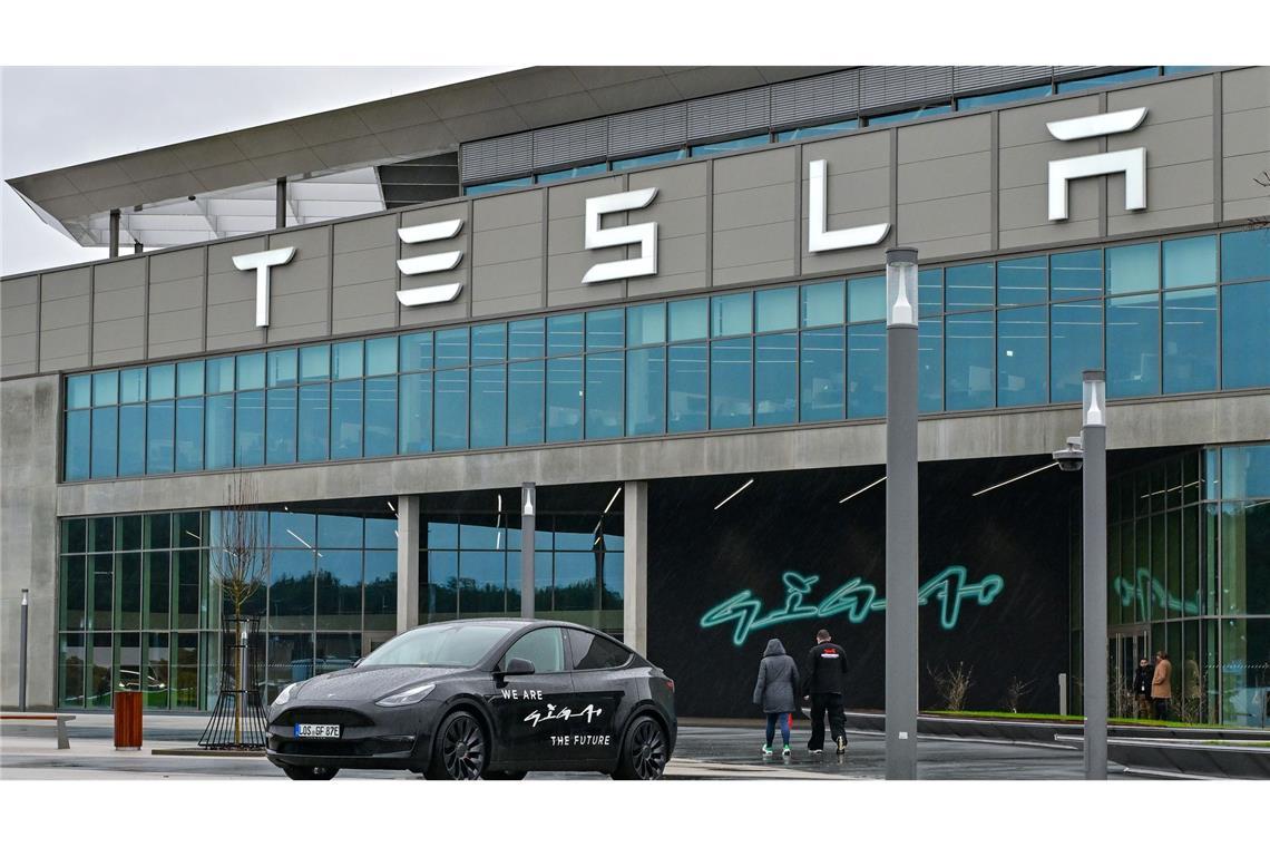 Tesla musste die Produktion in Grünheide bei Berlin für mehrere Tage weitgehend stoppen.