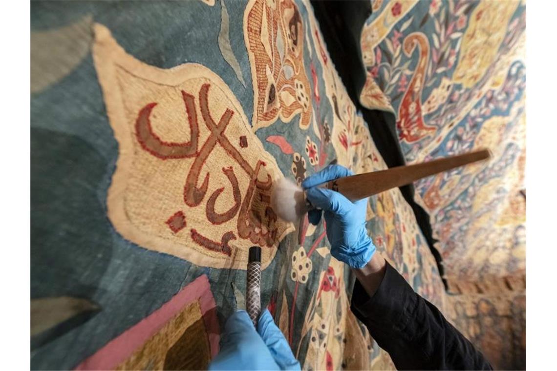 Sultan kann kommen: Landesmuseum baut osmanisches Zelt auf