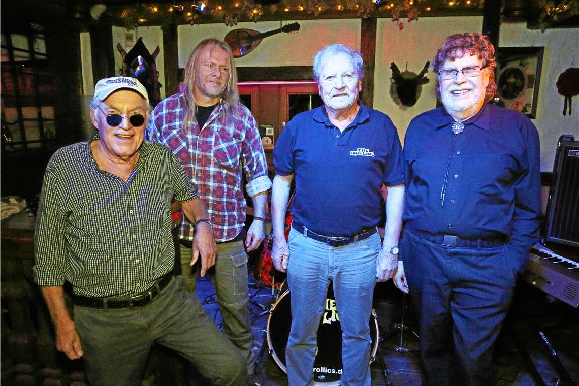 Die älteste Boygroup im Land The Rollics: Hans Bodo Hartmann, Rolf Stiegler, Wolfgang Eppler und Rainer Gluska (von links) treten wieder auf. Fotos: privat