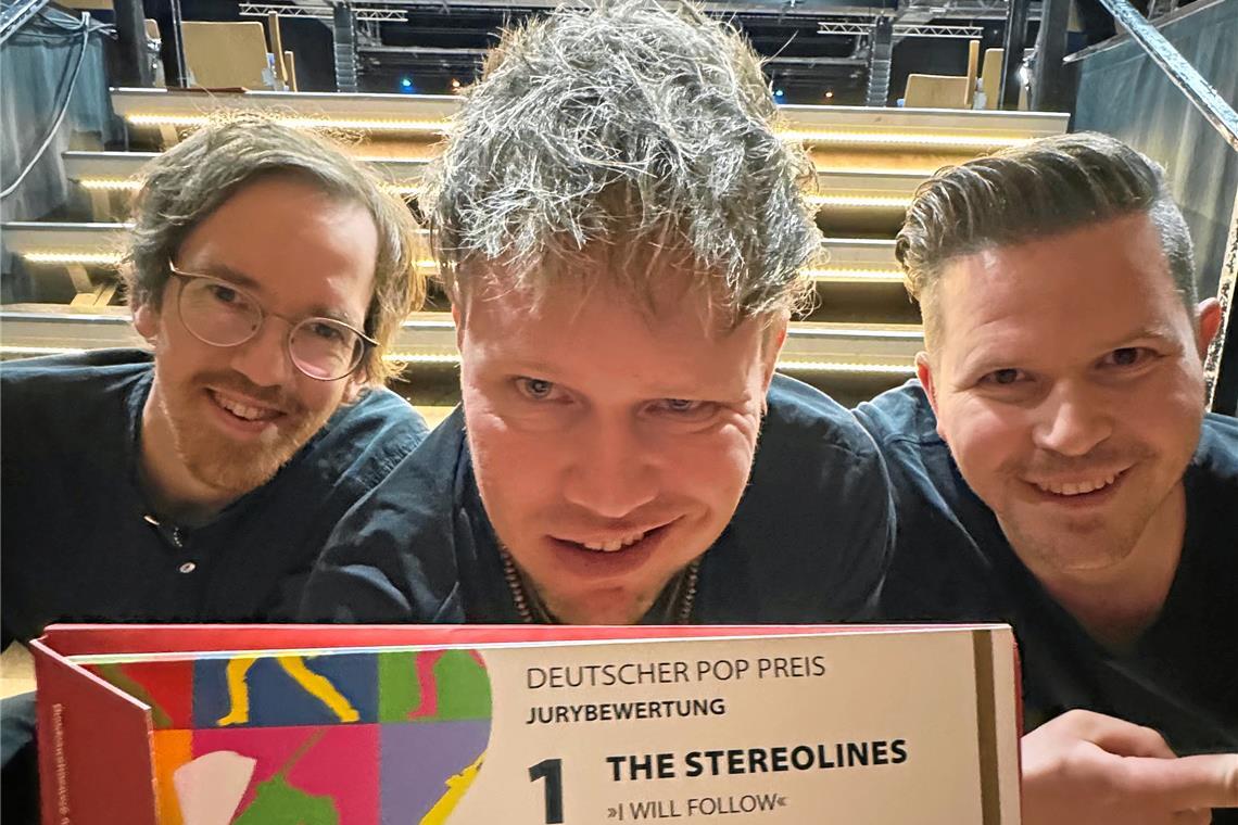 The Stereolines haben den ersten Preis in der Hauptkategorie Pop abgeräumt.