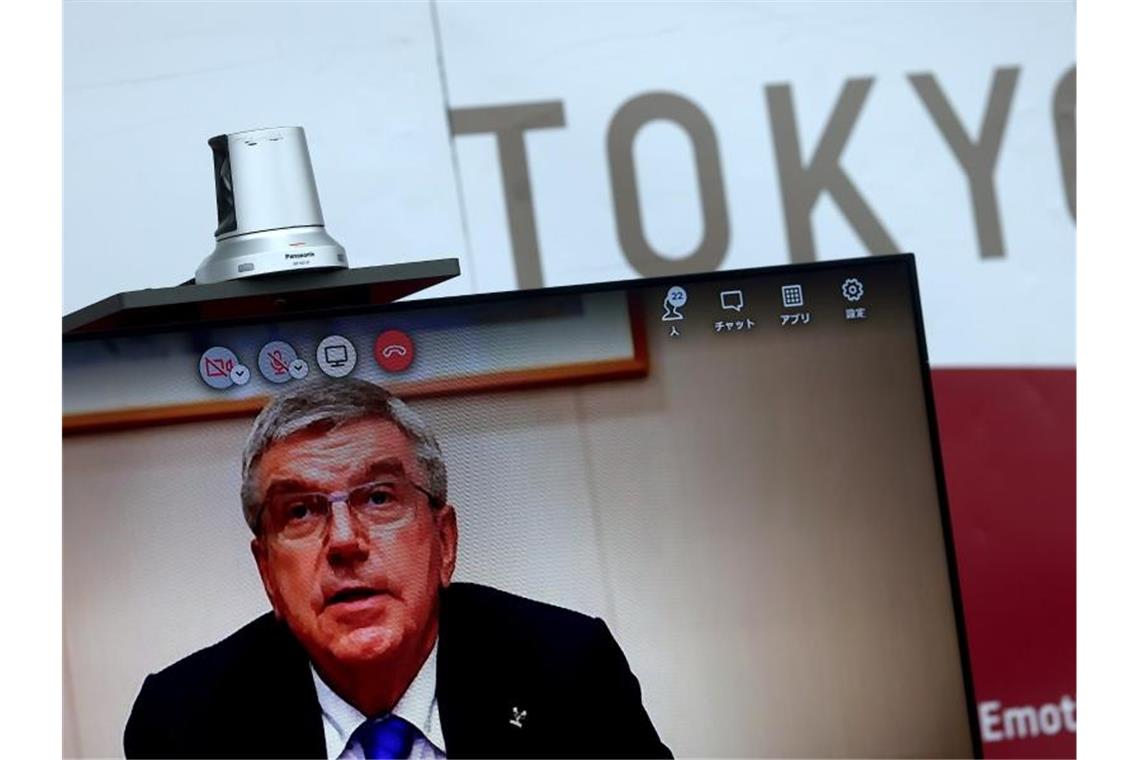 Bach: „Wichtigste ist, dass diese Spiele stattfinden“ Thomas Bach ist der Präsident des Internationalen Olympischen Komitees (IOC). Foto: Behrouz Mehri/Pool Agence France Presse/AP/dpa