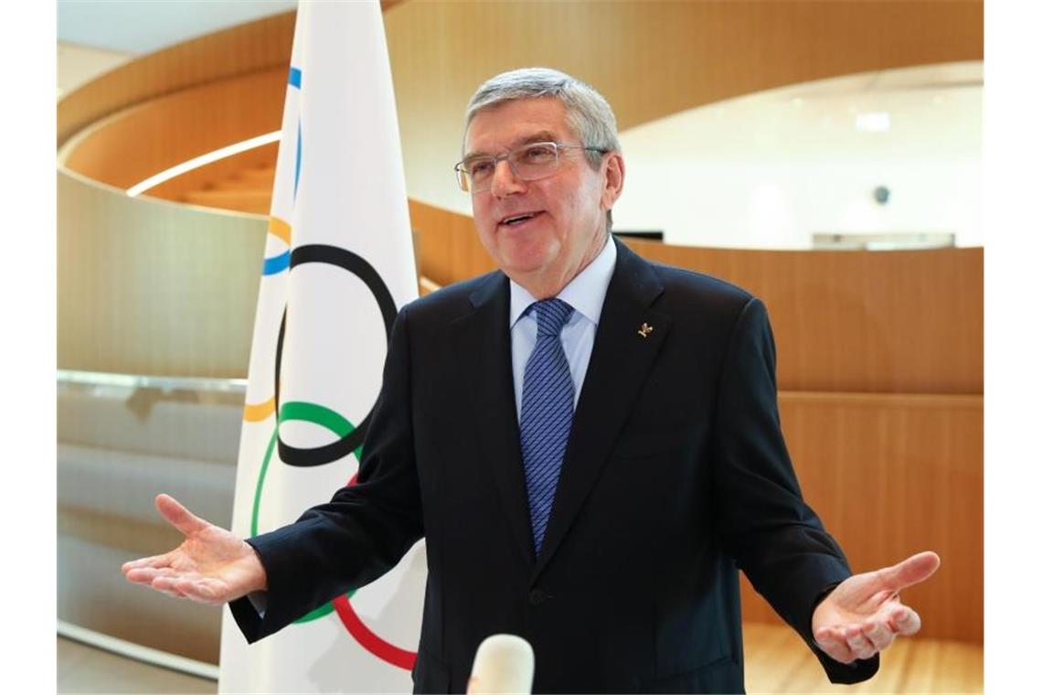 Thomas Bach kann sich auch Olympische Spiele im Frühling vorstellen. Foto: Denis Balibouse/KEYSTONE/dpa