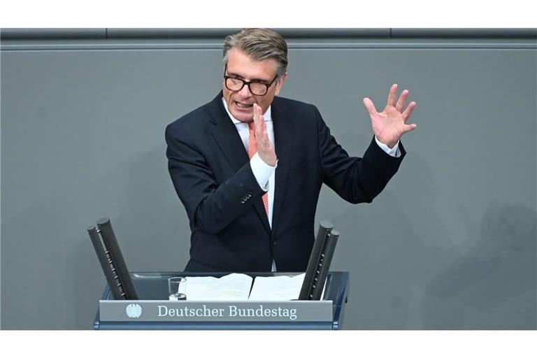 Thomas Bareiß im Bundestag: Dem Haushaltsauschuss wohnt er laut Liste nicht mehr bei.